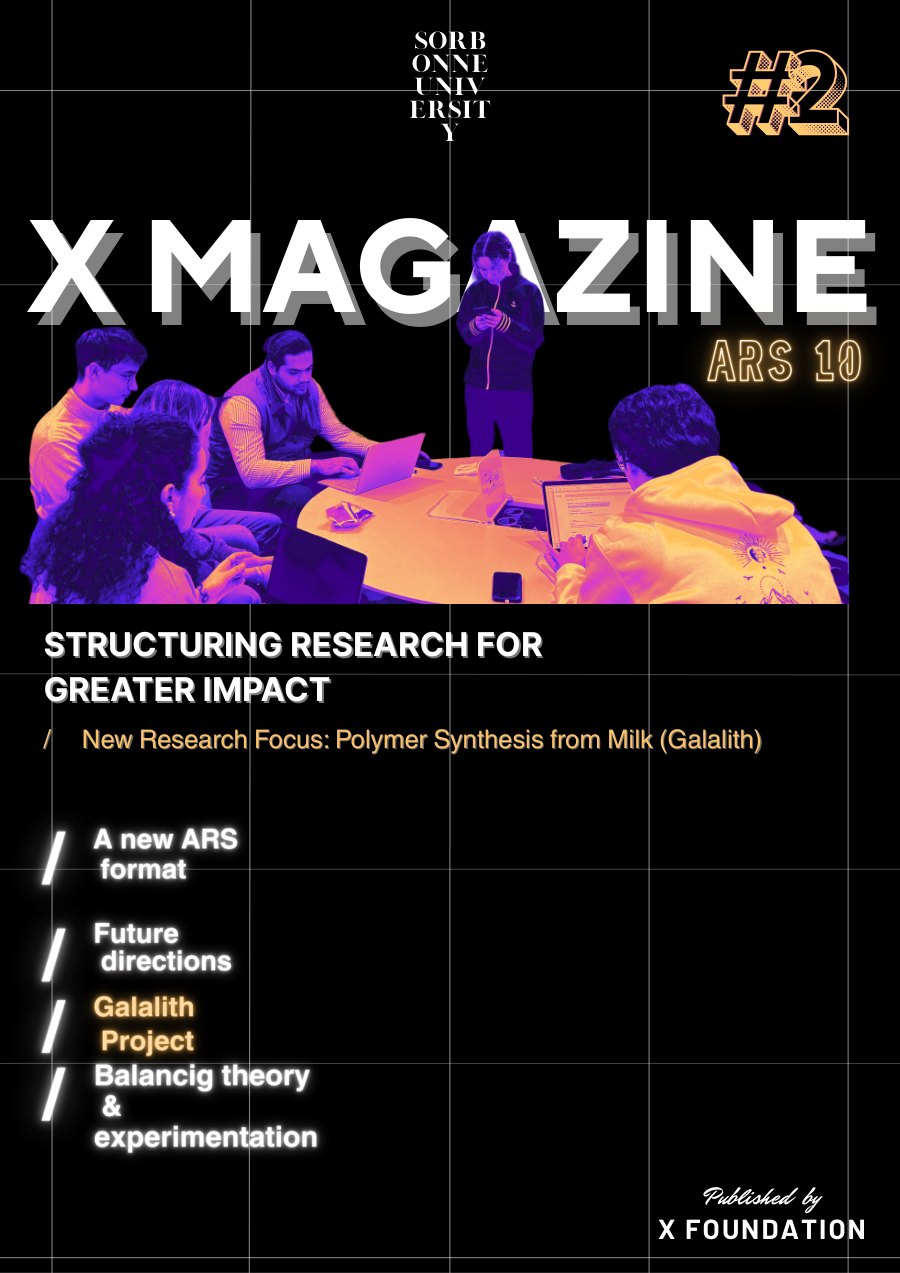 Couverture du X Magazine n°2 — ARS 10, Structuring Research for Greater Impact